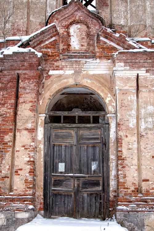 Герцино. Церковь Казанской иконы Божией Матери. архитектурные детали