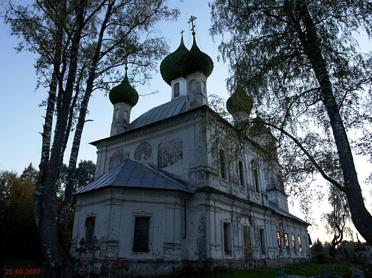 Церковь Усекновения главы Иоанна Предтечи, Николо-Молокша (Большесельский район, Ярославская область). фасады