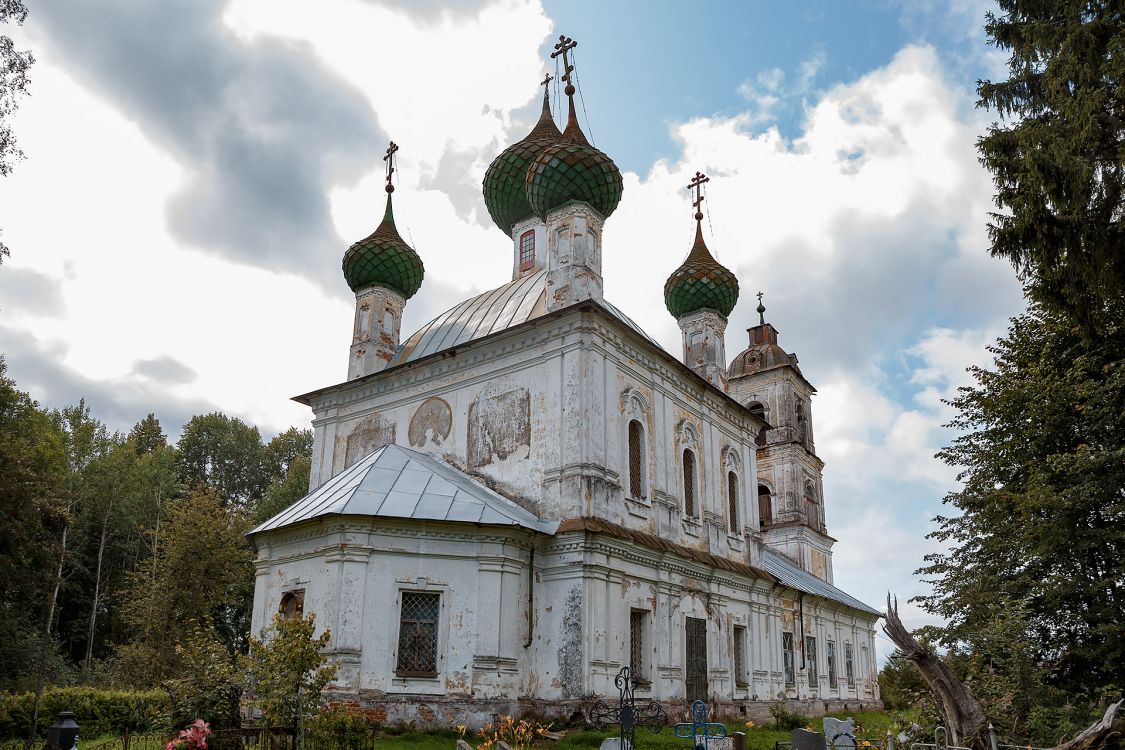 Церковь Усекновения главы Иоанна Предтечи, Николо-Молокша (Большесельский район, Ярославская область). фасады
