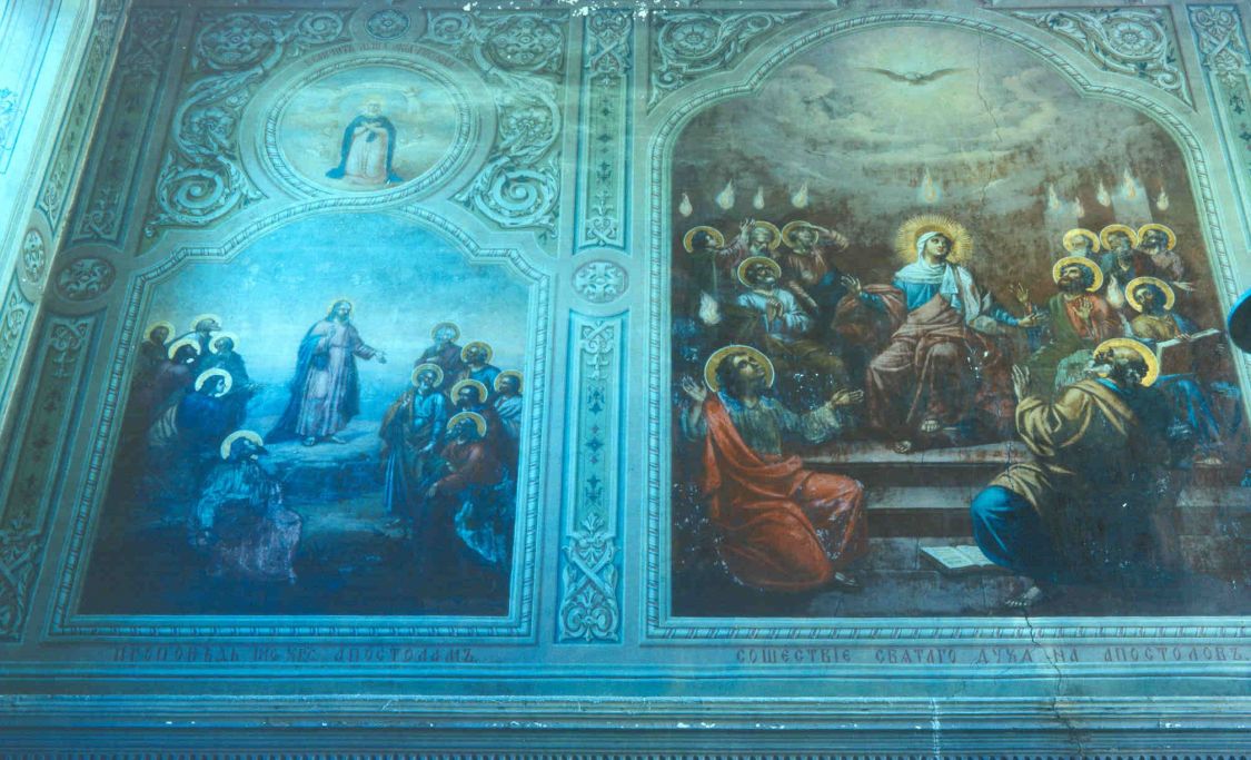 Церковь Усекновения главы Иоанна Предтечи, Николо-Молокша (Большесельский район, Ярославская область). интерьер и убранство