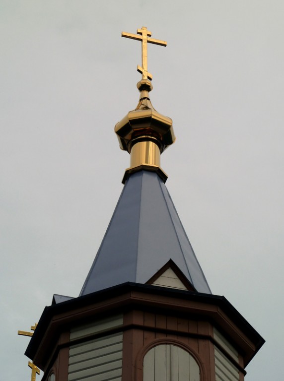 Церковь Екатерины великомученицы на Неглинском кладбище, Петрозаводск (Петрозаводск, город, Республика Карелия). архитектурные детали, Завершение колокольни  Екатерининской церкви