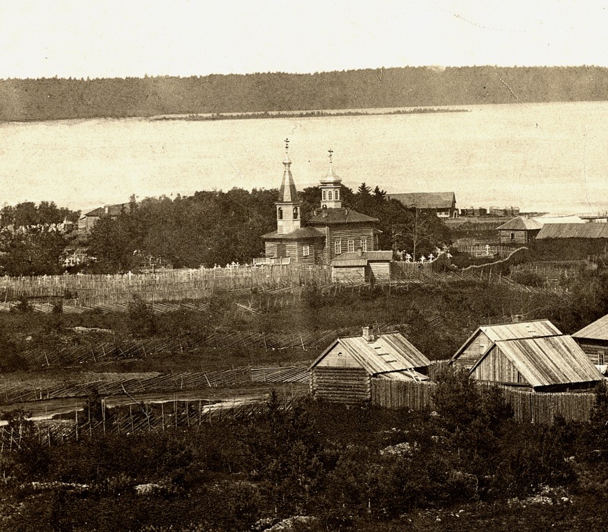 Церковь Екатерины великомученицы на Неглинском кладбище, Петрозаводск (Петрозаводск, город, Республика Карелия). архивная фотография, Фото 1881 года