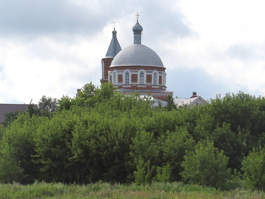 Троица. Церковь Троицы Живоначальной. фасады, Вид с востока