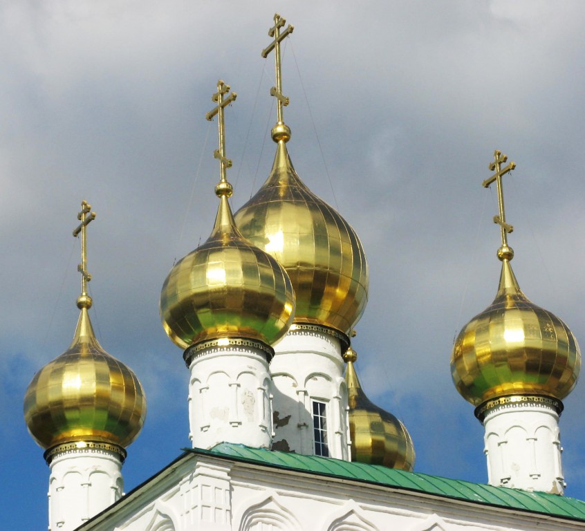 Церковь Воскресения Христова, Павлово (Павловский район, Нижегородская область). архитектурные детали, Купола основного объема храма