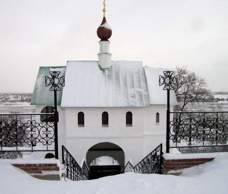 Муром. Спасский мужской монастырь. Церковь Сергия Радонежского. фасады