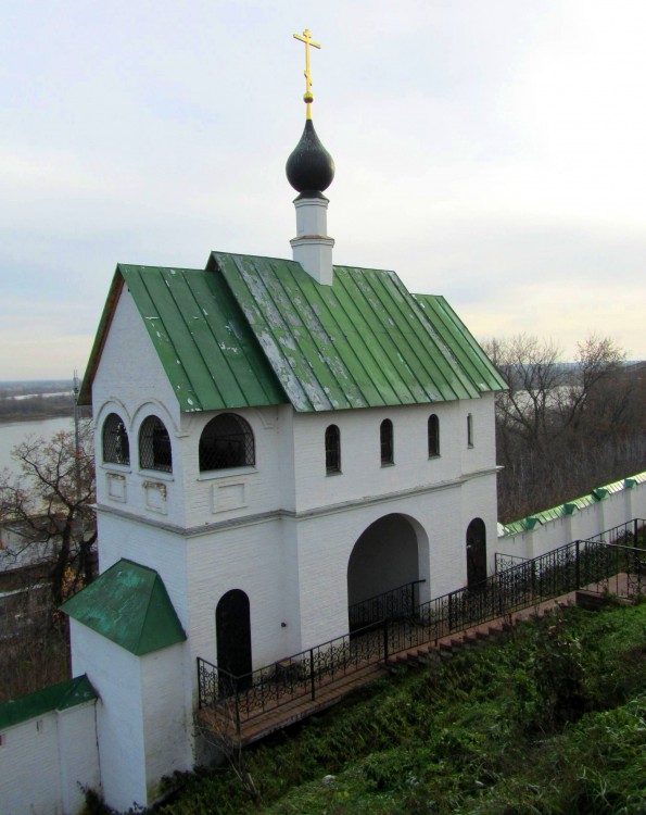 Муром. Спасский мужской монастырь. Церковь Сергия Радонежского. фасады, вид с северо-запада