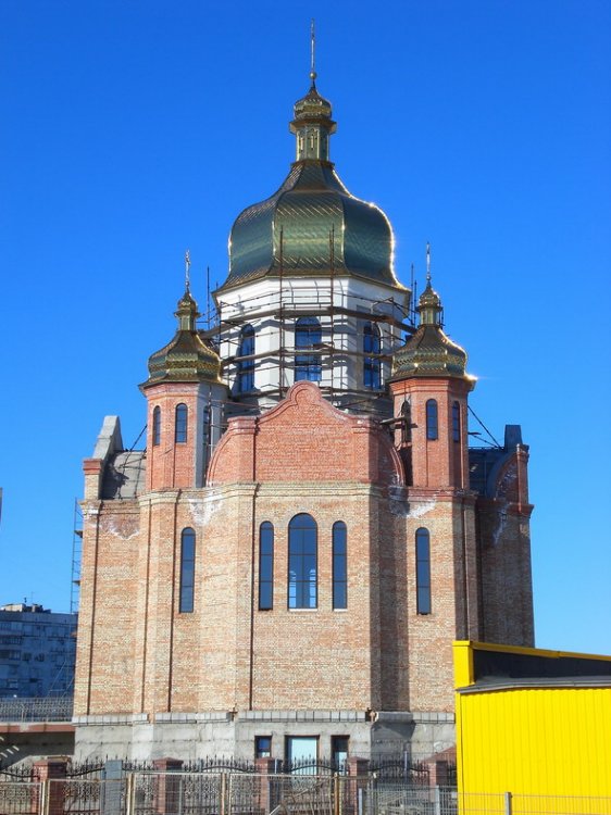Церковь Николая Чудотворца, Запорожье (Запорожье, город, Украина, Запорожская область). фасады, Южный фасад церкви Святого Николая-Угодника в Хортицком районе г.Запорожья