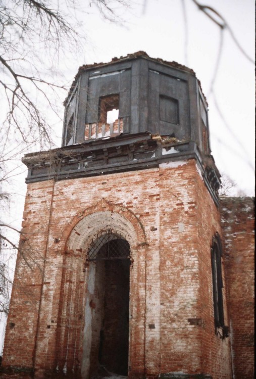 Никольское (Иванькино). Церковь Троицы Живоначальной. фасады, Колокольня