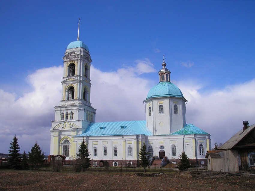 Николо-Берёзовка. Церковь Николая Чудотворца. фасады