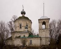 Церковь Благовещения Пресвятой Богородицы, Северный фасад<br>, Опоки, Порховский район, Псковская область