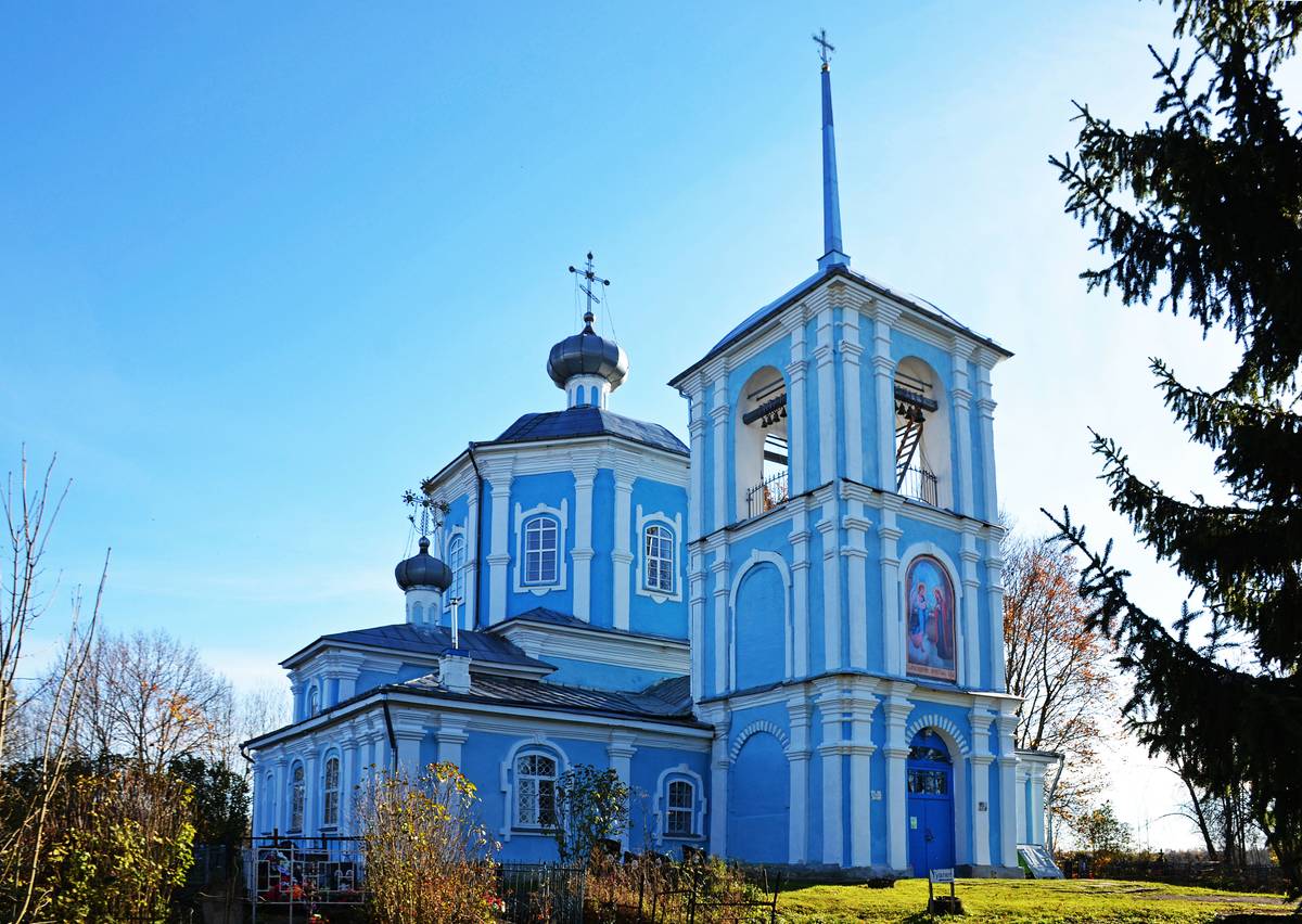 Церковь Благовещения Пресвятой Богородицы, Опоки (Порховский район, Псковская область). фасады