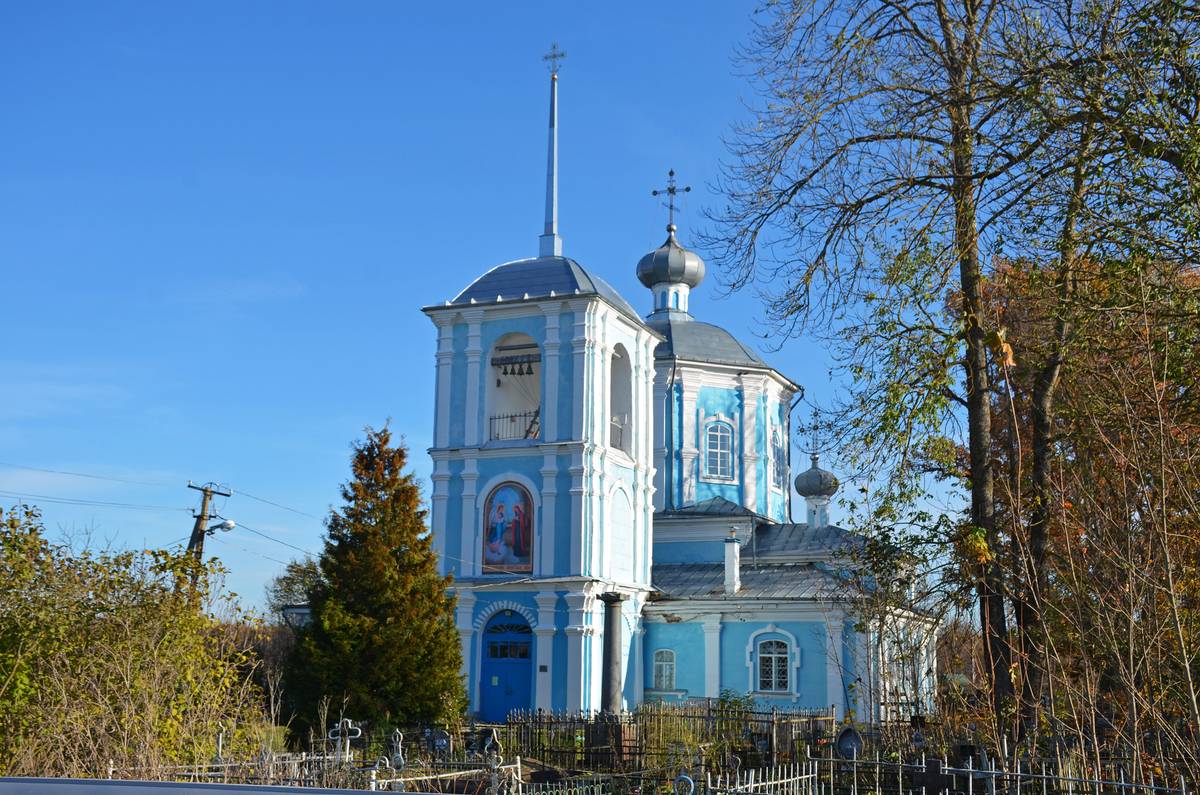 Церковь Благовещения Пресвятой Богородицы, Опоки (Порховский район, Псковская область). фасады