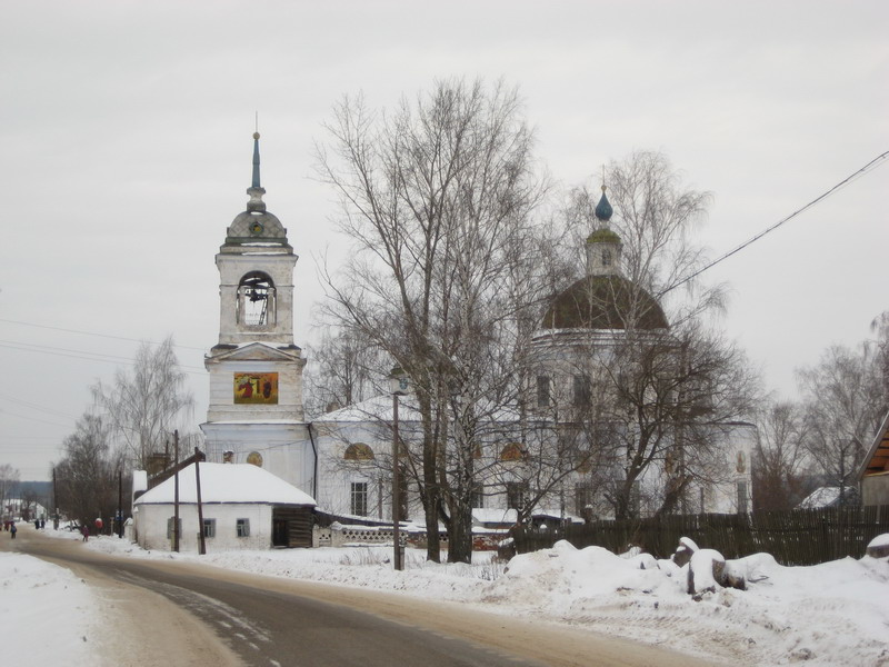 Церковь Троицы Живоначальной, Архангельское (Шатковский район, Нижегородская область). фасады, Вид с юга