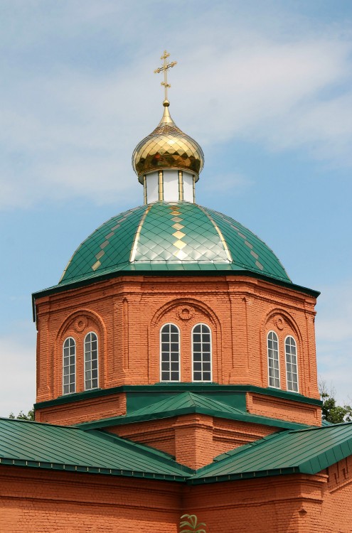 Церковь Николая Чудотворца, Шишовка (Бобровский район, Воронежская область). фасады, купол