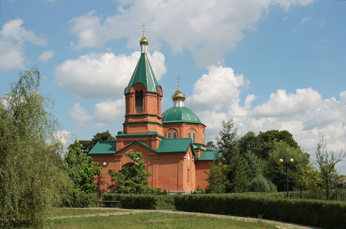Церковь Николая Чудотворца, Шишовка (Бобровский район, Воронежская область). общий вид в ландшафте