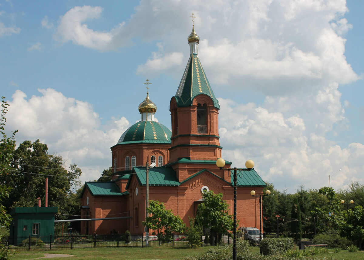 Церковь Николая Чудотворца, Шишовка (Бобровский район, Воронежская область). общий вид в ландшафте