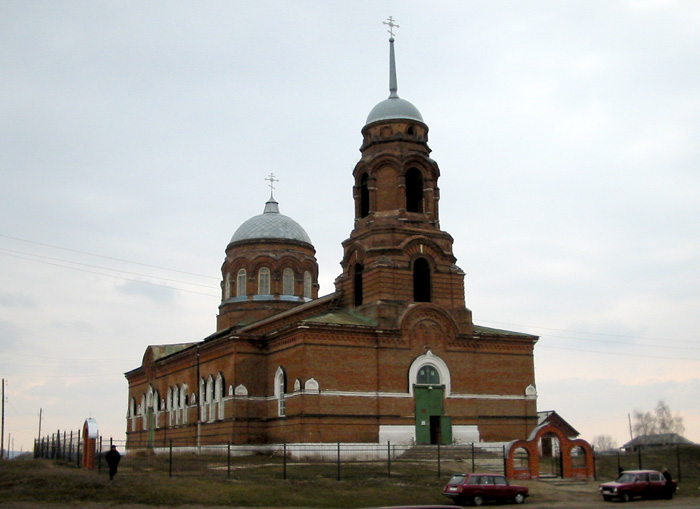Церковь Воскресения Христова, Елань-Колено (Новохопёрский район, Воронежская область). общий вид в ландшафте