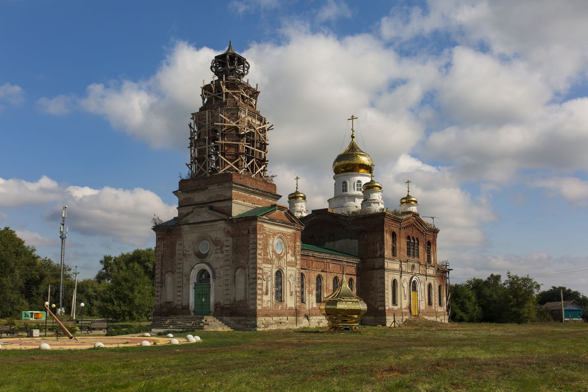 Церковь Троицы Живоначальной, Пыховка (Новохопёрский район, Воронежская область). фасады