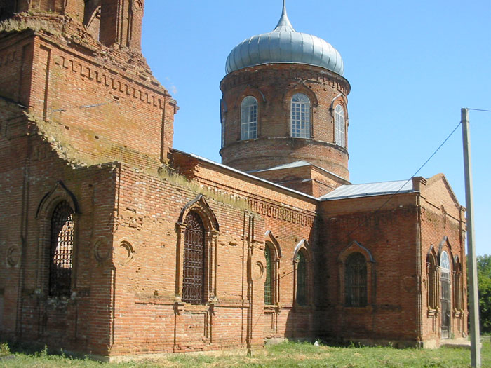 Церковь Покрова Пресвятой Богородицы, Банное (Воробьёвский район, Воронежская область). фасады