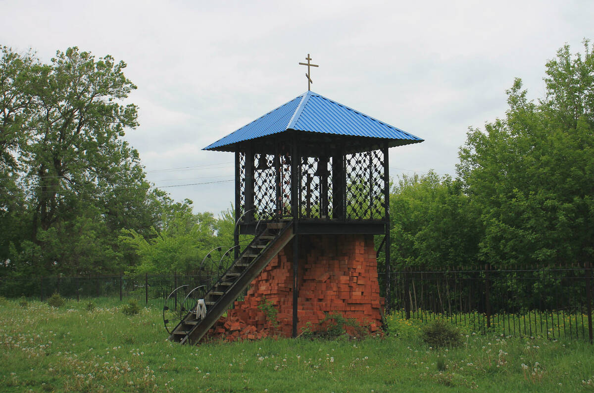 Церковь Иоанна Богослова, Левая Россошь (Каширский район, Воронежская область). дополнительная информация, Звонница 
