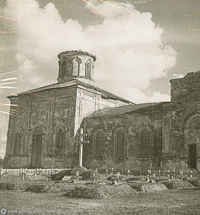 Пухово. Церковь Георгия Победоносца. архивная фотография, источник https://pastvu.com