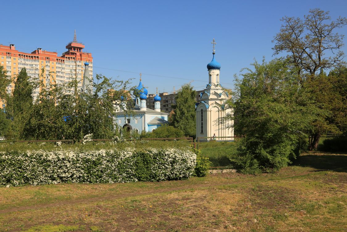 Воронеж. Церковь Успения Пресвятой Богородицы. общий вид в ландшафте