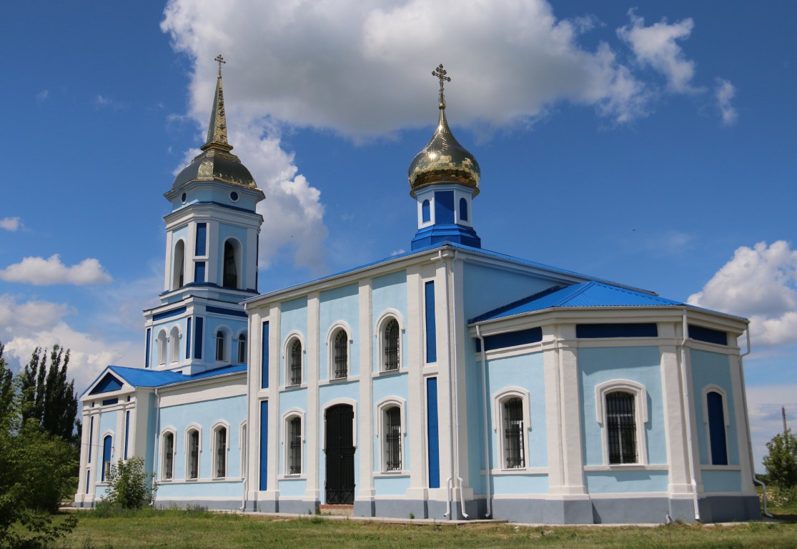 Церковь Владимирской иконы Божией Матери, Карачун (Рамонский район, Воронежская область). фасады