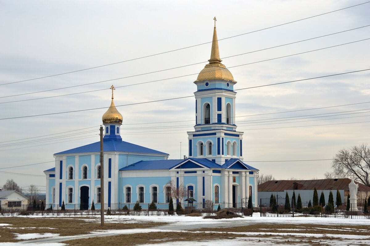 Церковь Владимирской иконы Божией Матери, Карачун (Рамонский район, Воронежская область). фасады