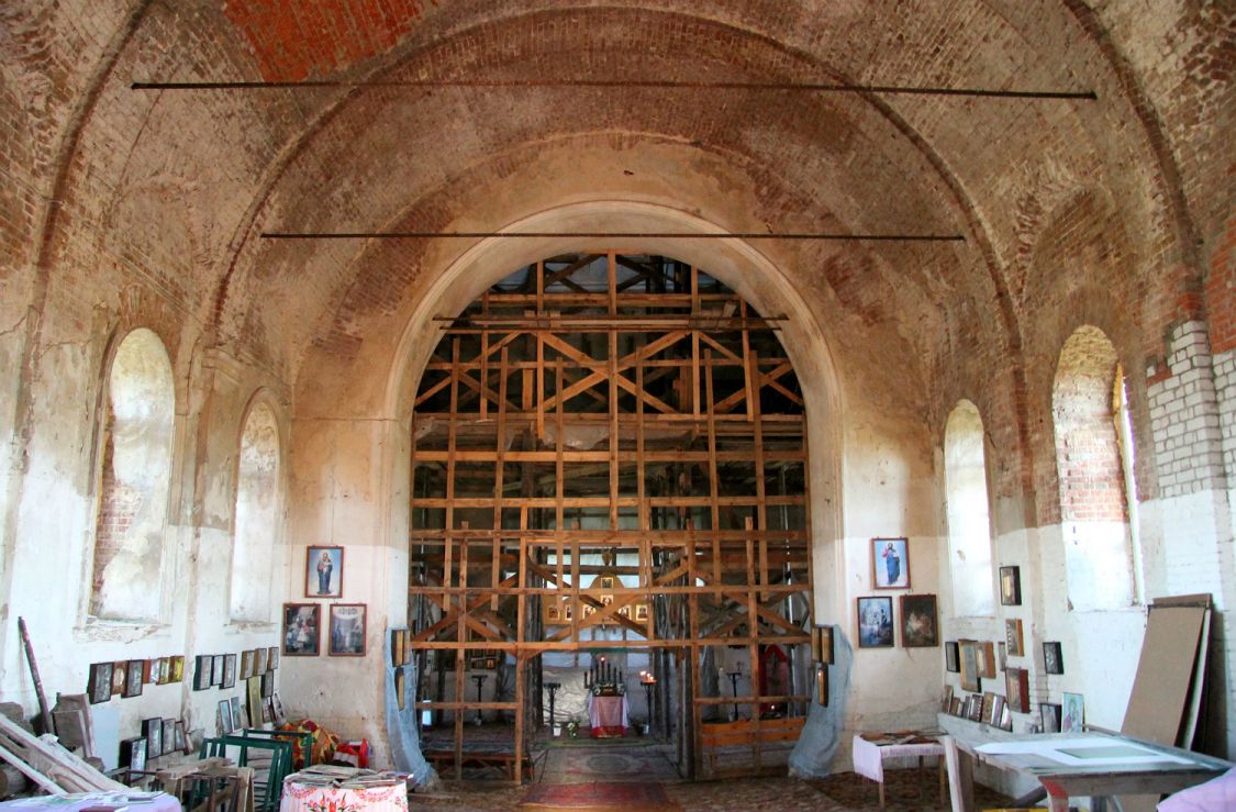 Церковь Параскевы Пятницы, Хвощеватка (Рамонский район, Воронежская область). интерьер и убранство