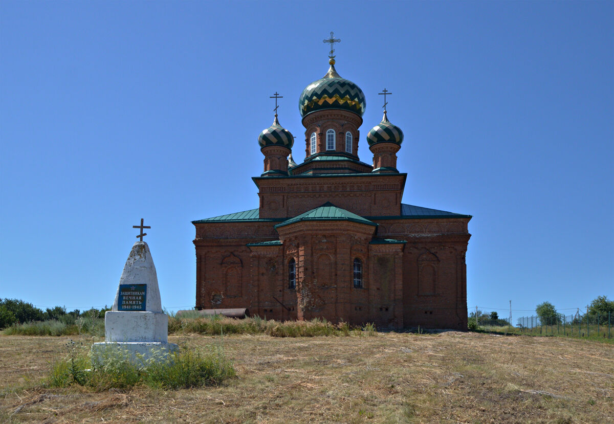 Церковь Параскевы Пятницы, Хвощеватка (Рамонский район, Воронежская область). фасады