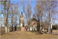 Церковь Димитрия Солунского, Вид с юга		      <br>, Придорожный, Камешковский район, Владимирская область