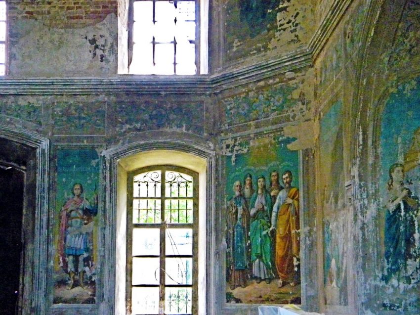Церковь Владимирской иконы Божией Матери, Карачун (Рамонский район, Воронежская область). интерьер и убранство