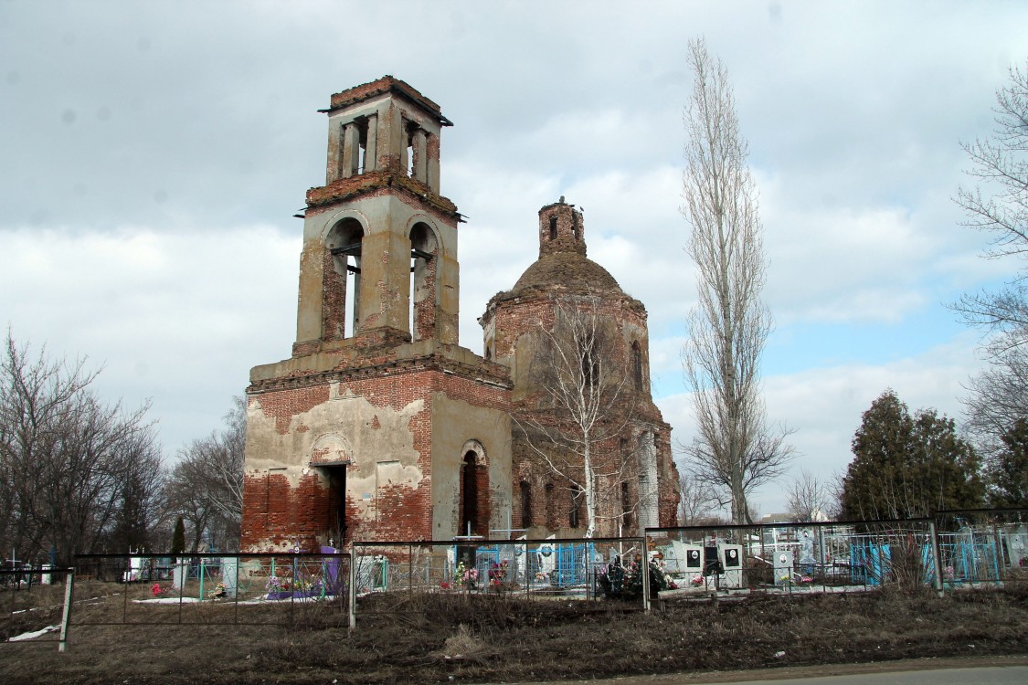 Церковь Богоявления Господня, Губарёво (Семилукский район, Воронежская область). фасады