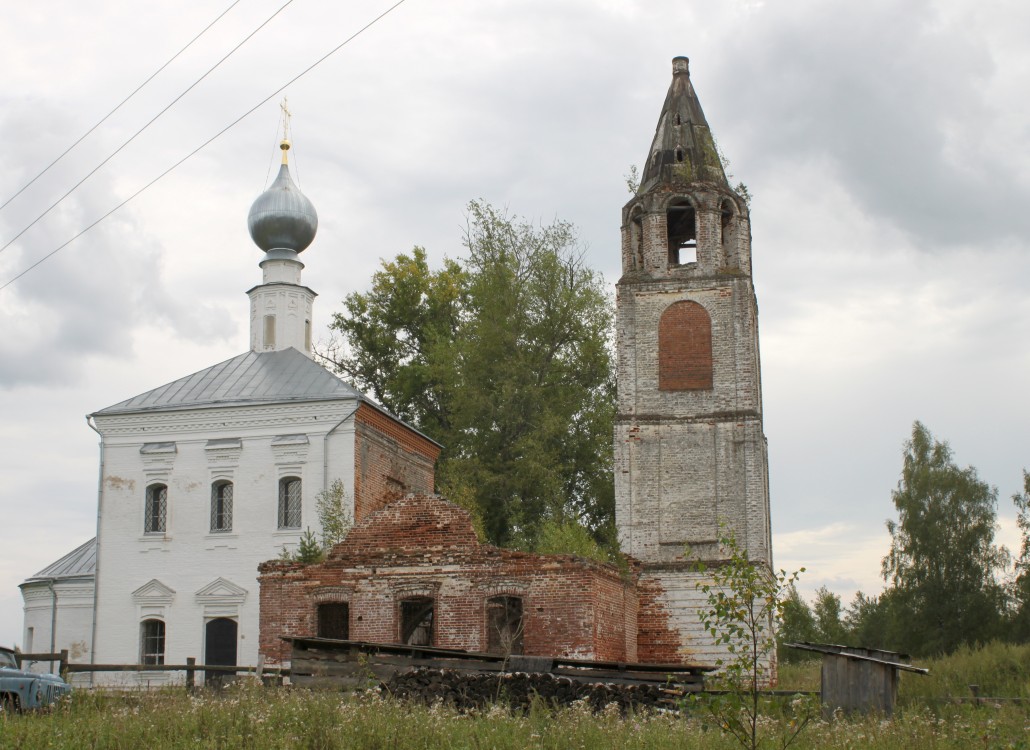 Придорожный. Церковь Димитрия Солунского. фасады, Вид с северо-запада