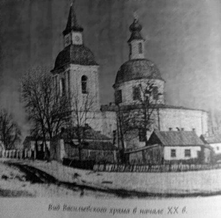 Брасово. Церковь Василия Великого. архивная фотография