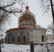 Церковь Василия Великого, Идет реставрация. Вид на восточный фасад<br>, Брасово, Брасовский район, Брянская область