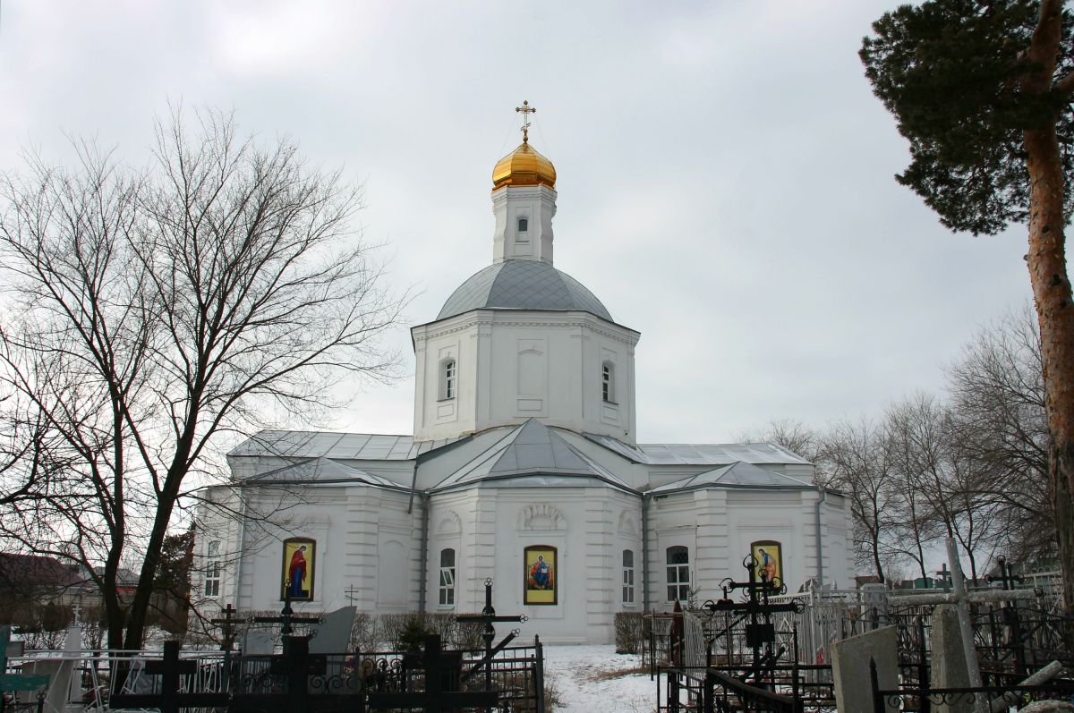 Церковь Троицы Живоначальной, Боровое (Воронеж, город, Воронежская область). фасады, Вид на восточную часть. Апсида
