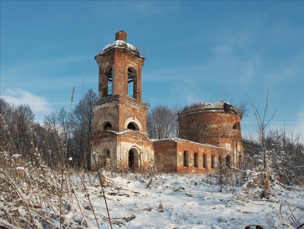 Дегтево. Церковь Корсунской иконы Божией Матери. фасады