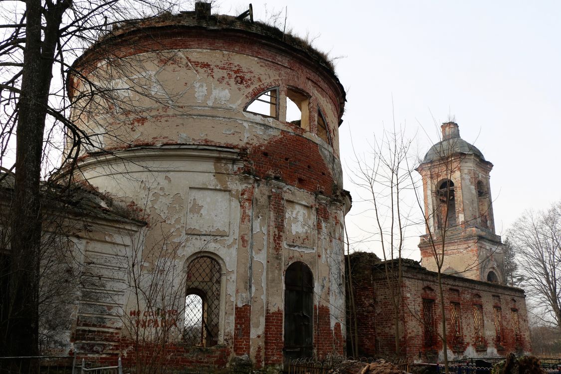 Дегтево. Церковь Корсунской иконы Божией Матери. фасады, Северный фасад