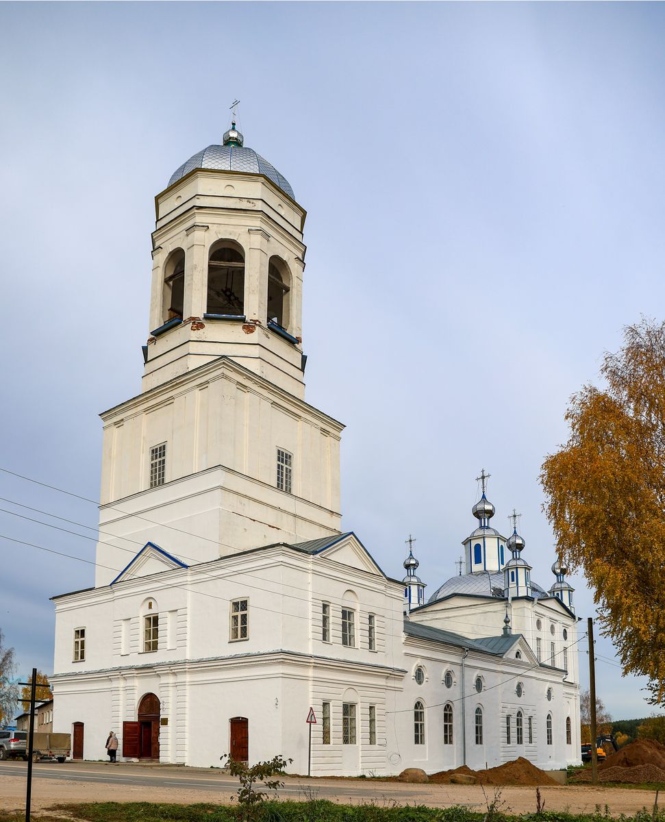 Церковь Богоявления Господня, Пежма (Вельский район, Архангельская область). фасады