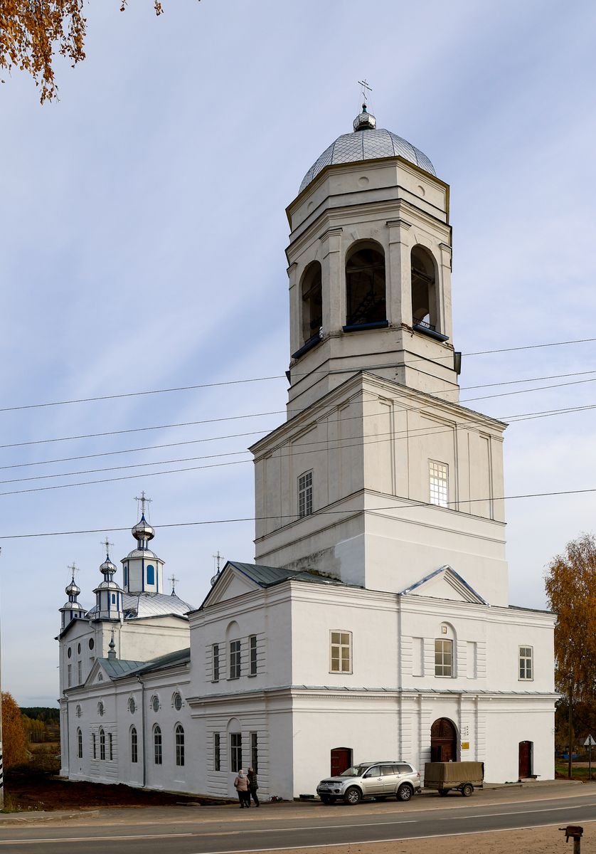 Церковь Богоявления Господня, Пежма (Вельский район, Архангельская область). фасады