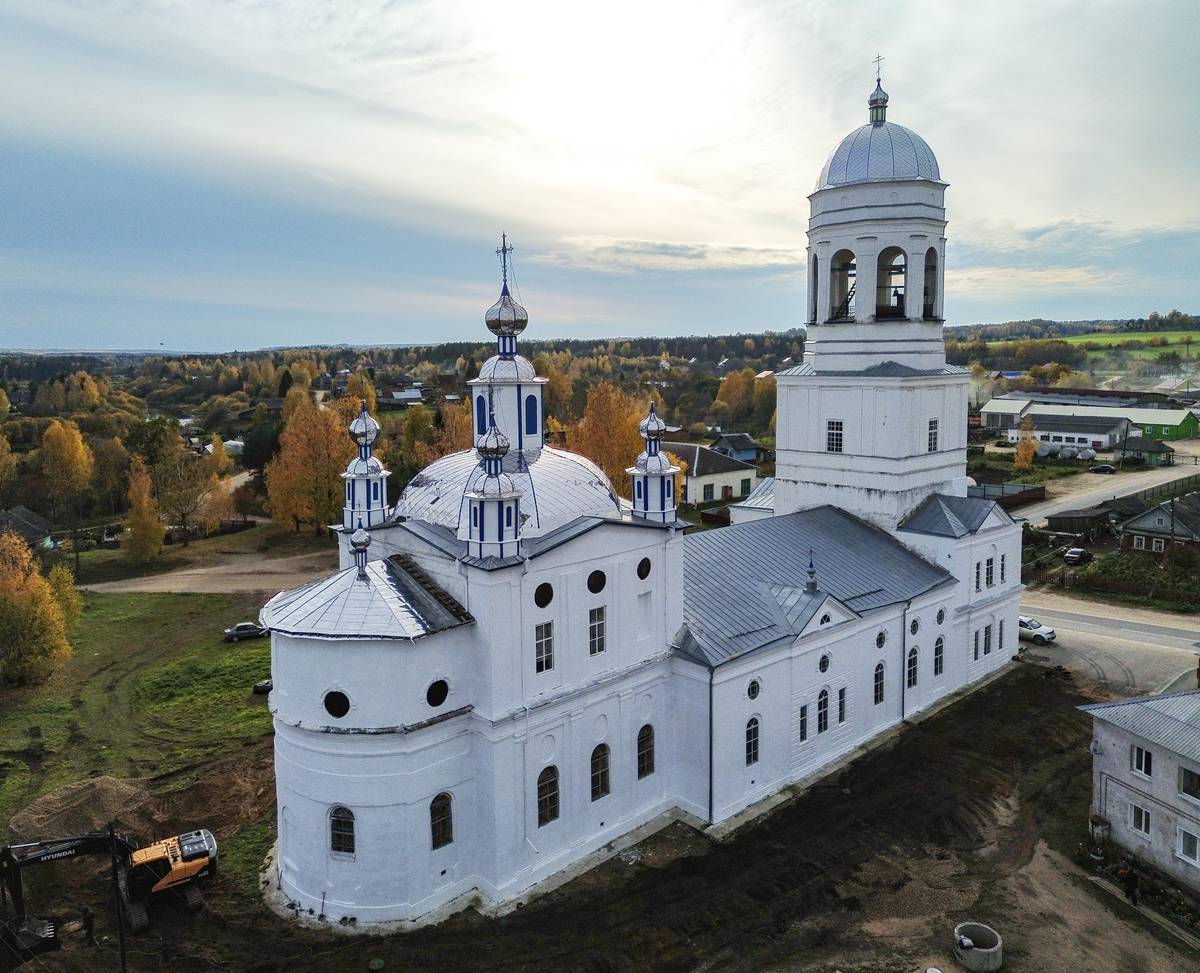 Церковь Богоявления Господня, Пежма (Вельский район, Архангельская область). фасады