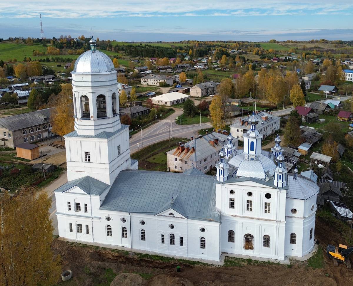 Церковь Богоявления Господня, Пежма (Вельский район, Архангельская область). фасады