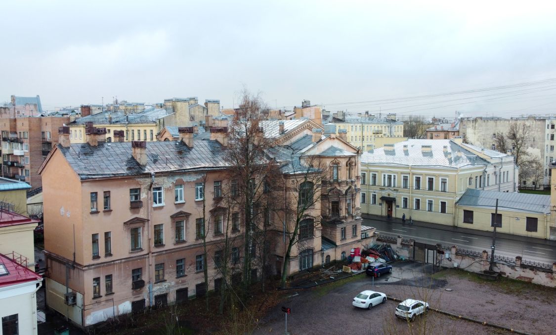 Домовая церковь Николая Чудотворца при бывшем Благовещенском синодальном подворье, Василеостровский район (Санкт-Петербург, г. Санкт-Петербург). фасады