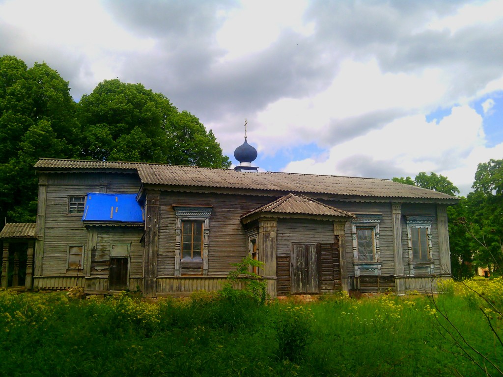 Пятогорский монастырь. Церковь Тихвинской иконы Божией Матери, Курковицы (Волосовский район, Ленинградская область). фасады, Церковь Тихвинской иконы Божией Матери
