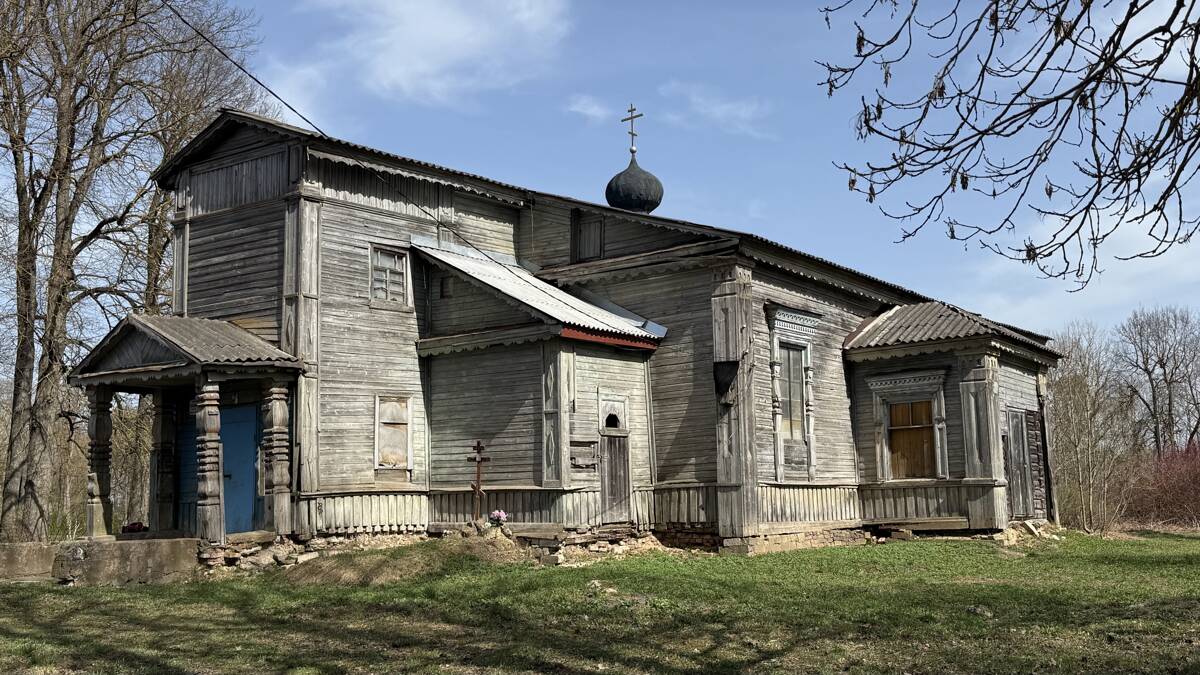 Пятогорский монастырь. Церковь Тихвинской иконы Божией Матери, Курковицы (Волосовский район, Ленинградская область). фасады