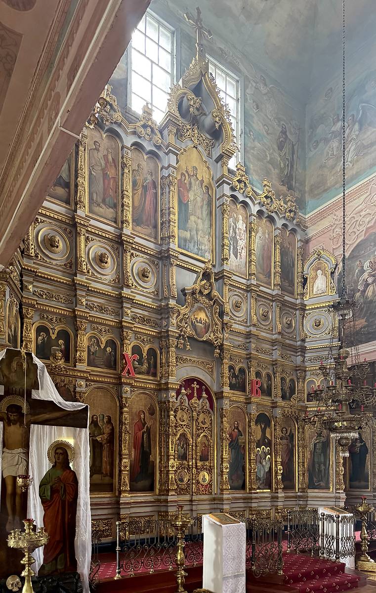 Главный иконостас, интерьер и убранство. Церковь Троицы Живоначальной, Китово (Касимовский район и г. Касимов, Рязанская область)