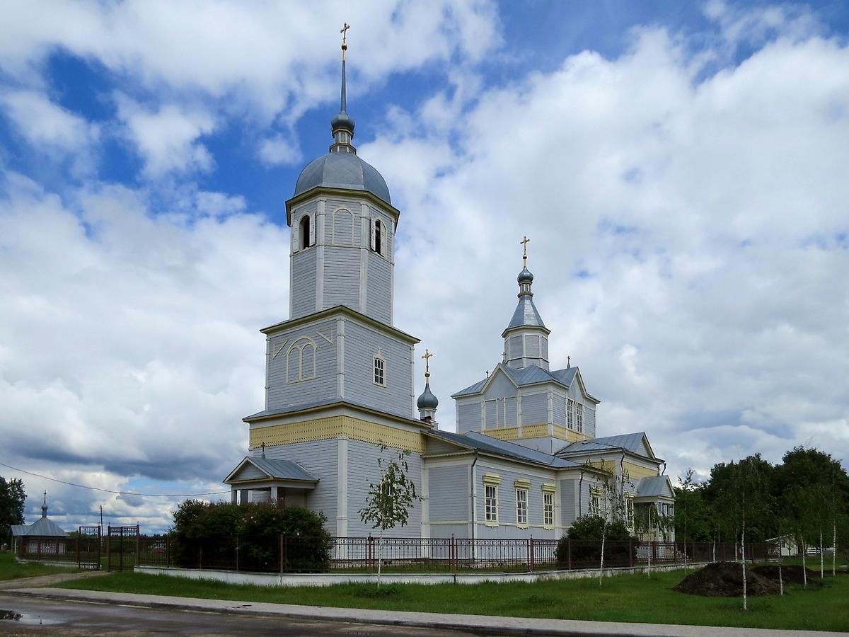 фасады. Церковь Троицы Живоначальной, Китово (Касимовский район и г. Касимов, Рязанская область)