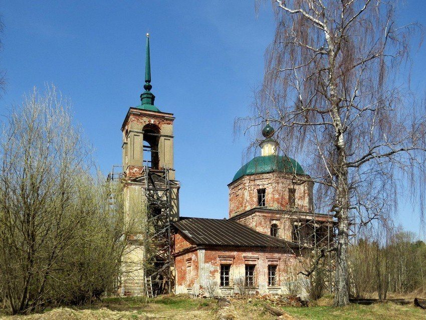 Воронцово. Церковь Николая Чудотворца. фасады