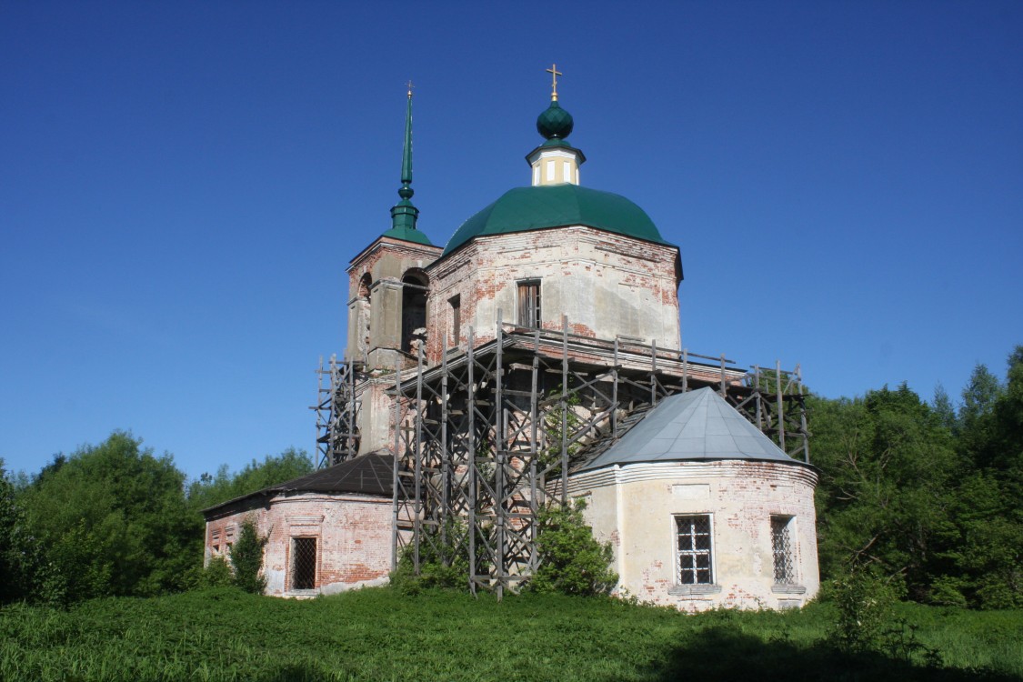 Воронцово. Церковь Николая Чудотворца. фасады